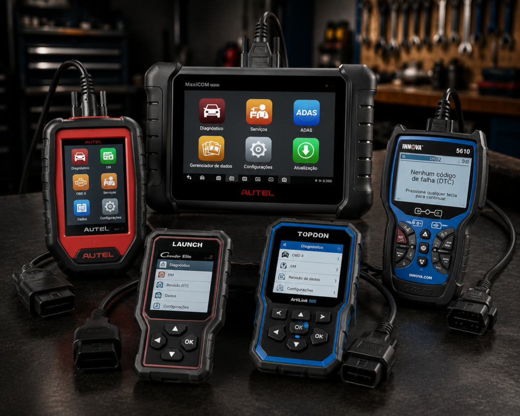 Os 7 Melhores Scanners Automotivos em 2026: Launch, Foxwell, Bosch e Mais Comparativo dos melhores scanners automotivos